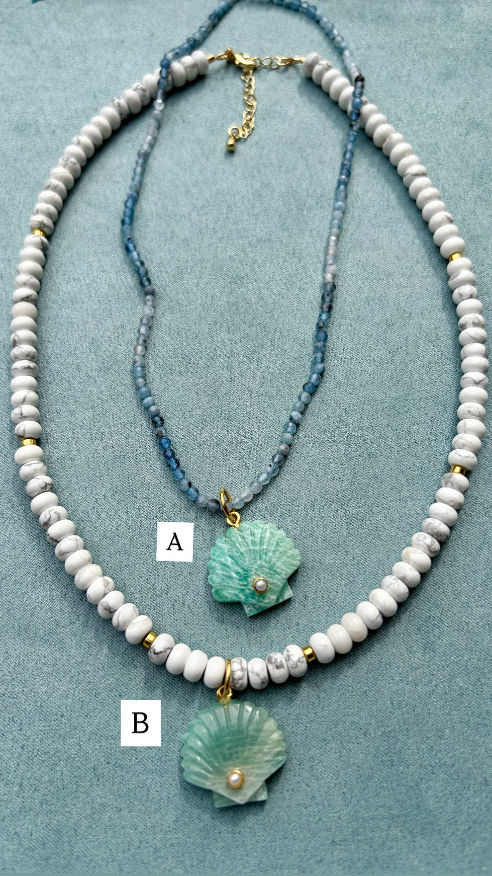 Amazonite Shells