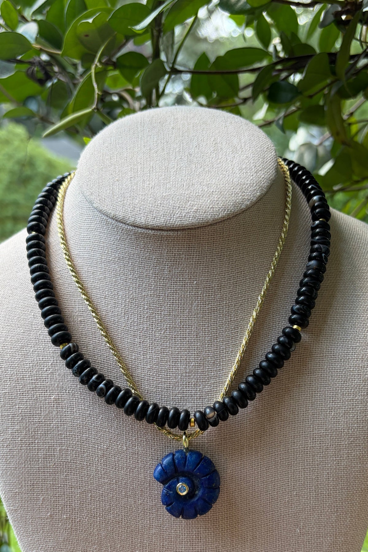 Stacker Set: Onyx + Lapis Nautilus