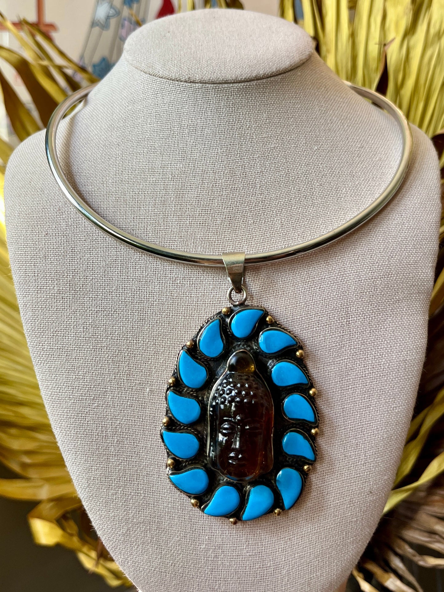 Turquoise + Buddha Head