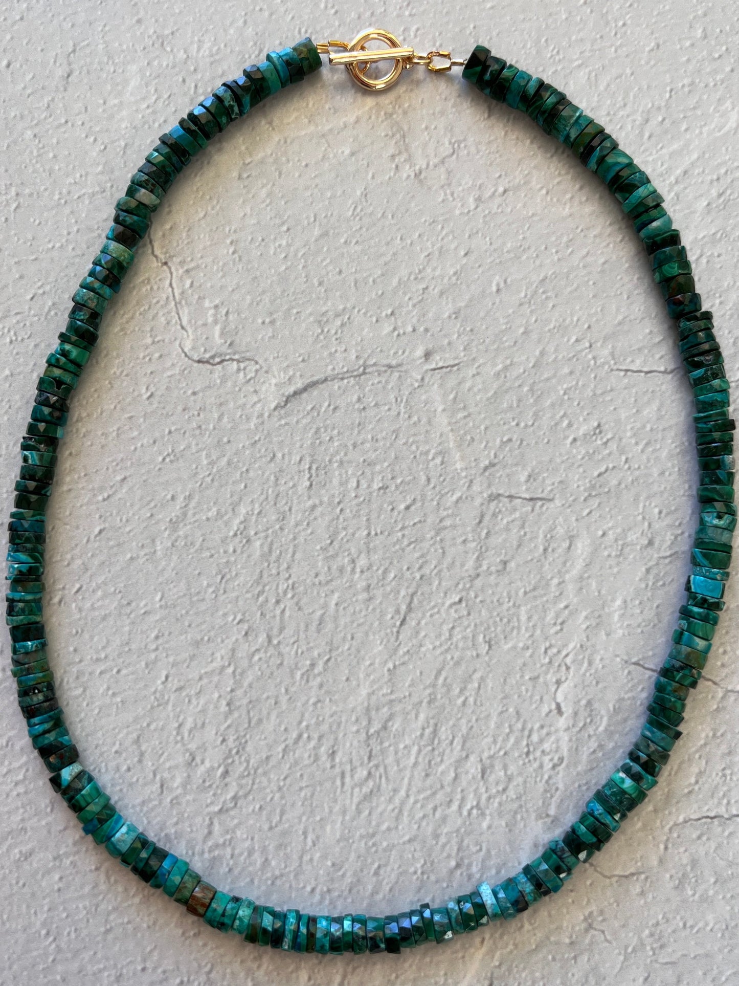 Malachite + Turquoise Heishi