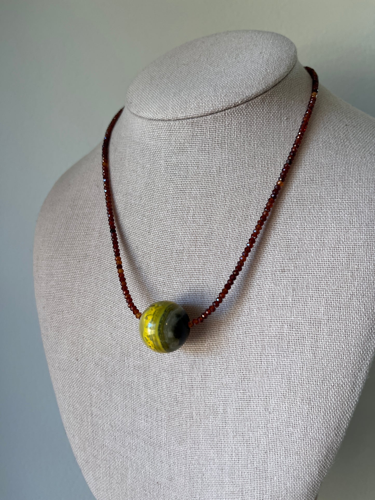 Garnet + Bumble Bee Jasper