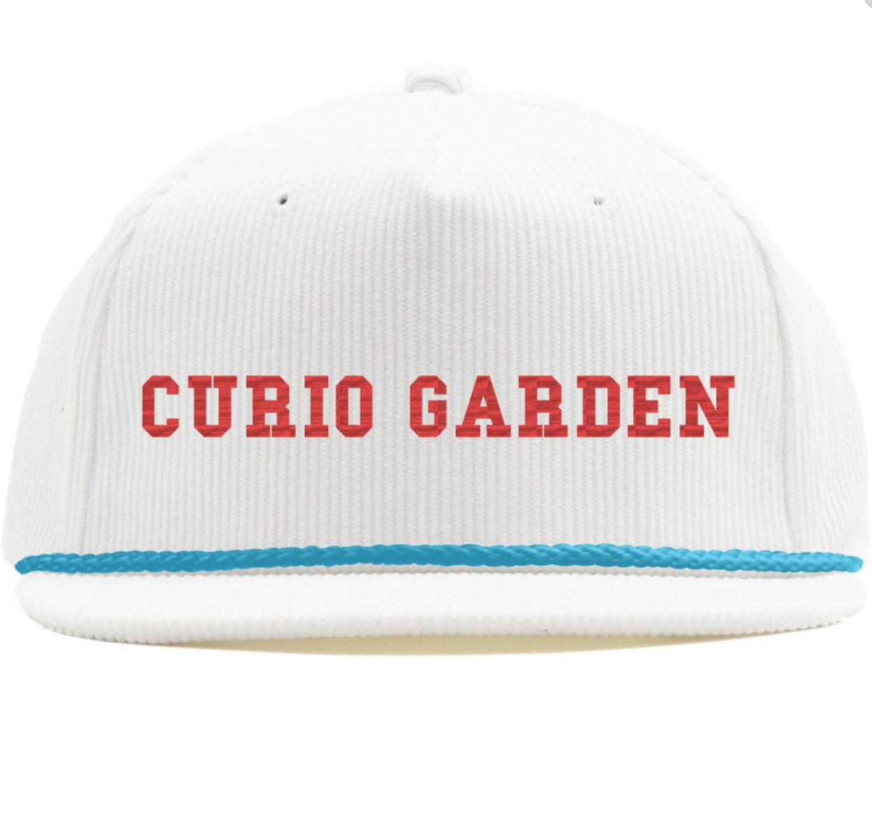 Embroidered Curio Garden Cord Hat