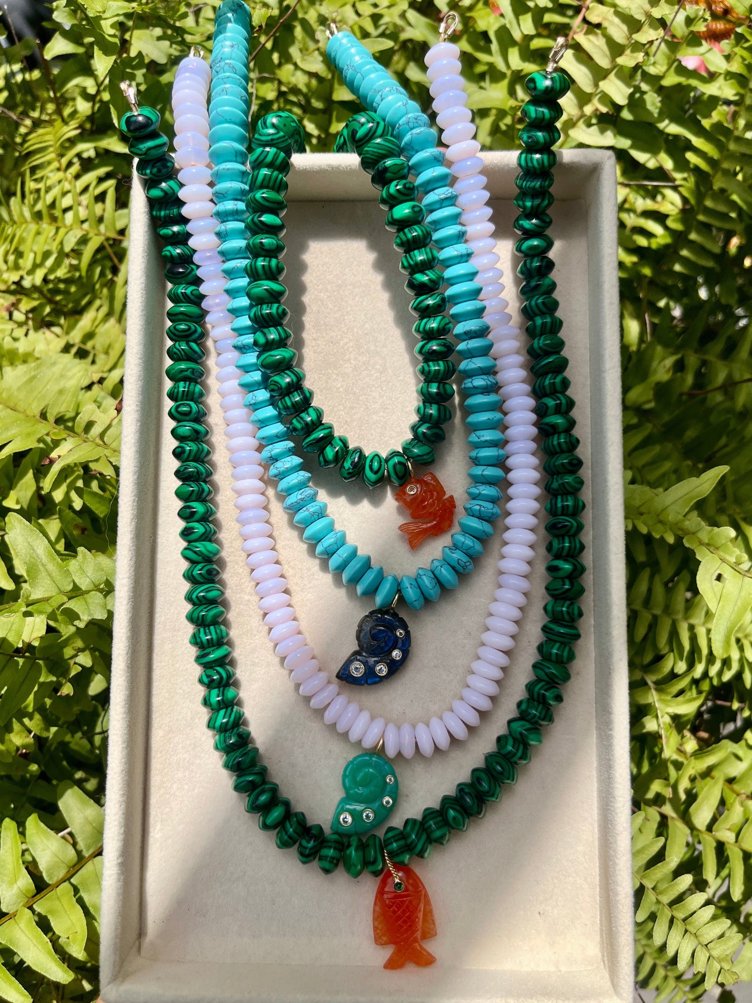 Shells, Fish + Charms