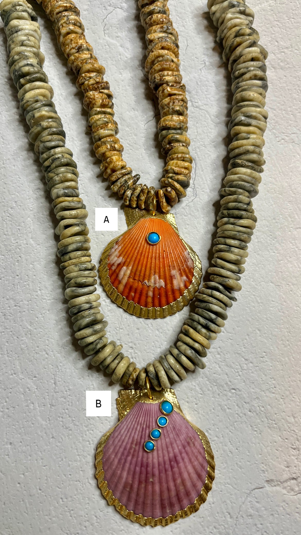 Shells + Howlite