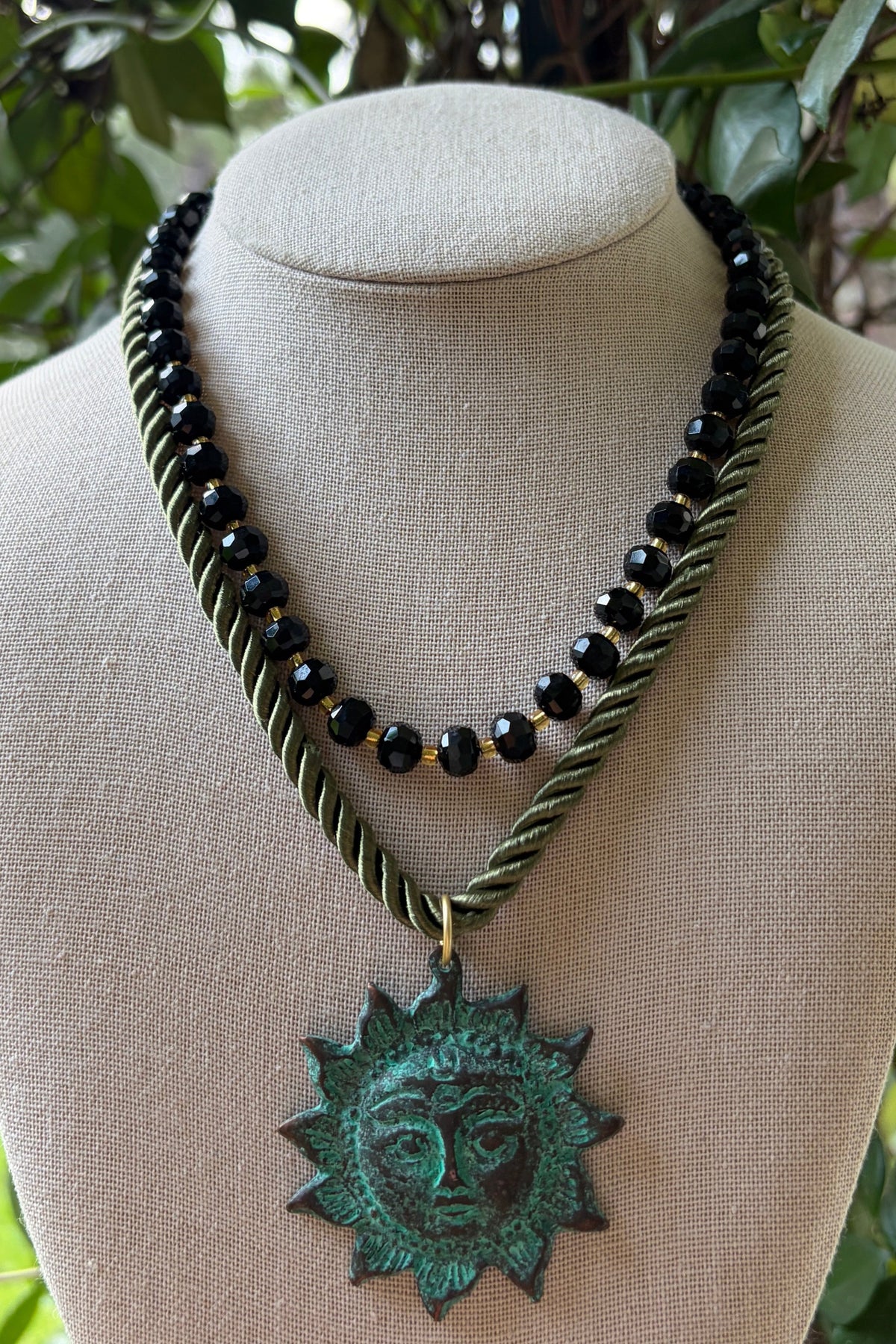 Stacker Set: Onyx + Bronze Sun