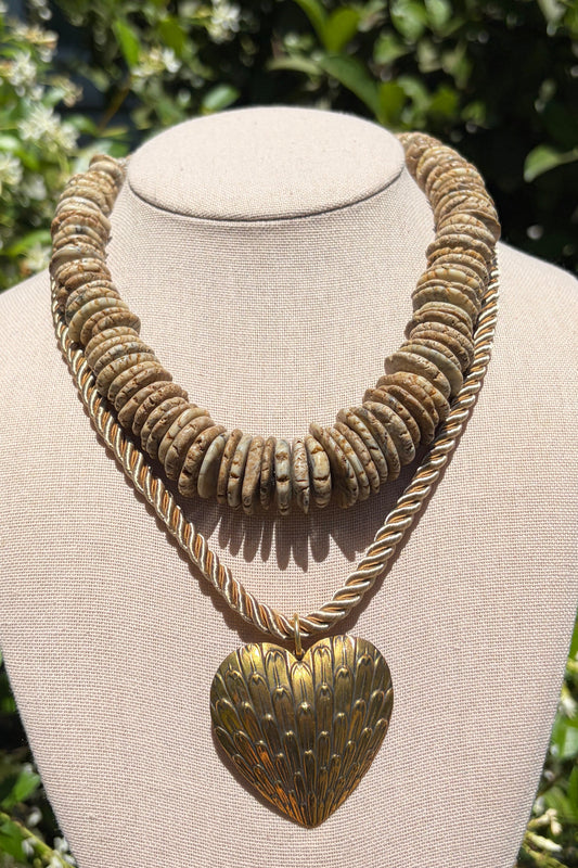 Stacker Set: Vintage Heart + Howlite