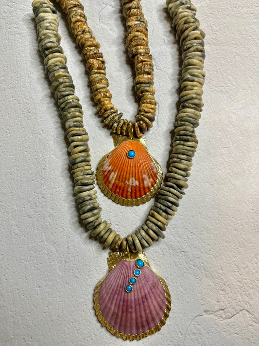 Shells + Howlite