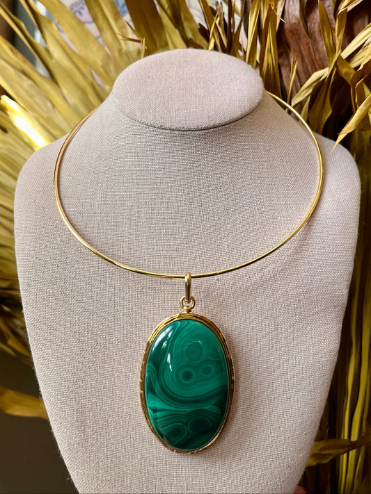 Malachite Collar