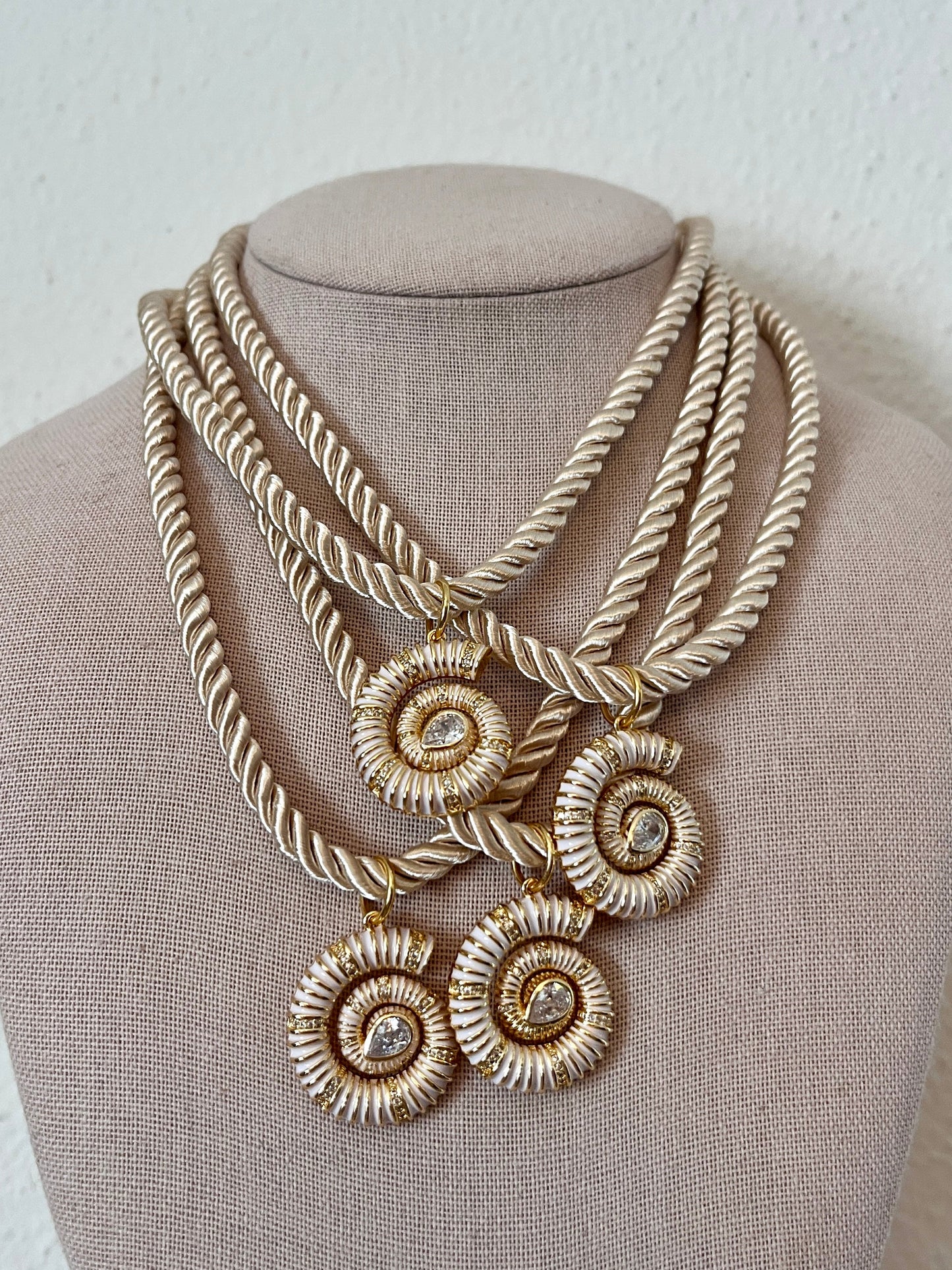 Nautilus on Champagne Cord