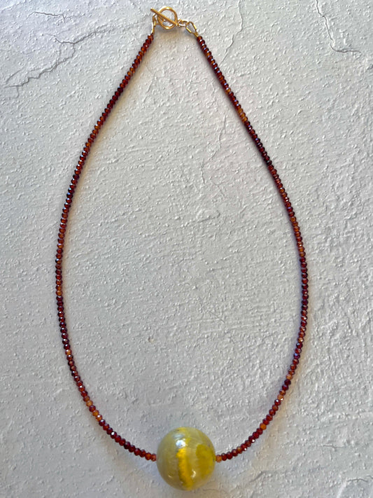 Garnet + Bumble Bee Jasper