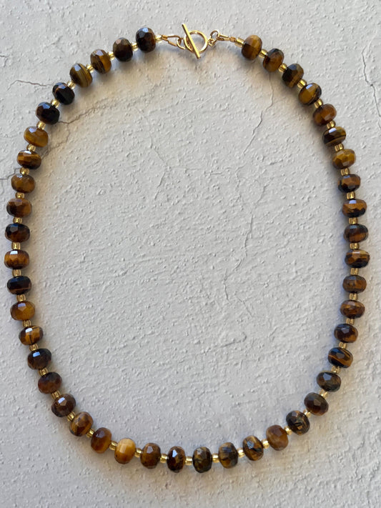 Faceted Tiger's Eye