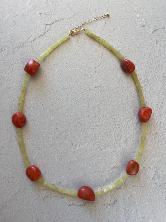 Long Jade + Sponge Coral
