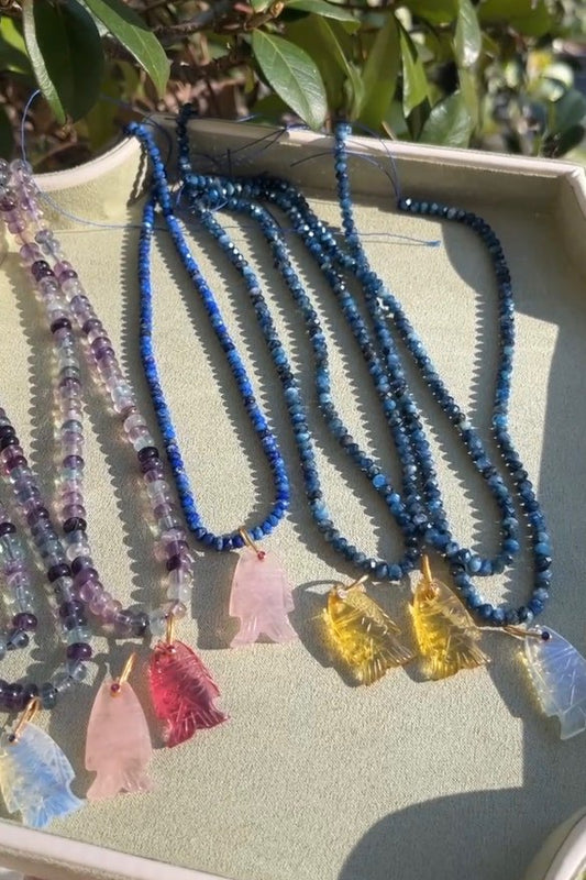 Carved Gemstone Fish