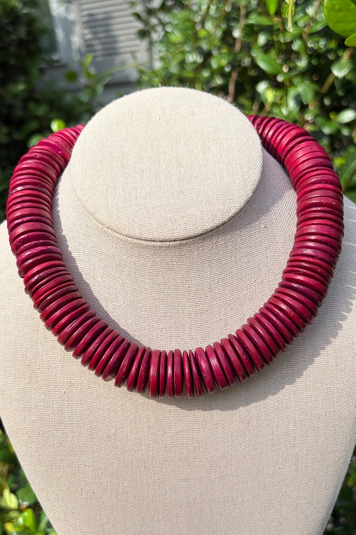 XL Red Statement Necklace