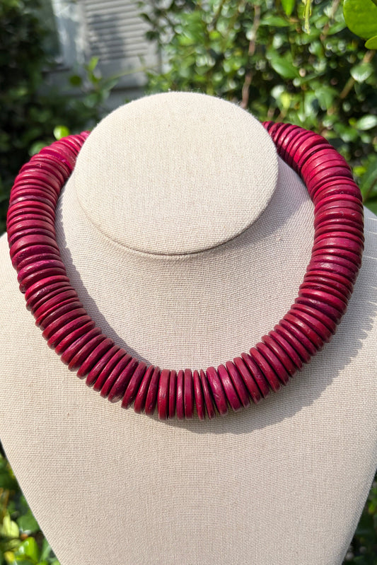 XL Red Statement Necklace