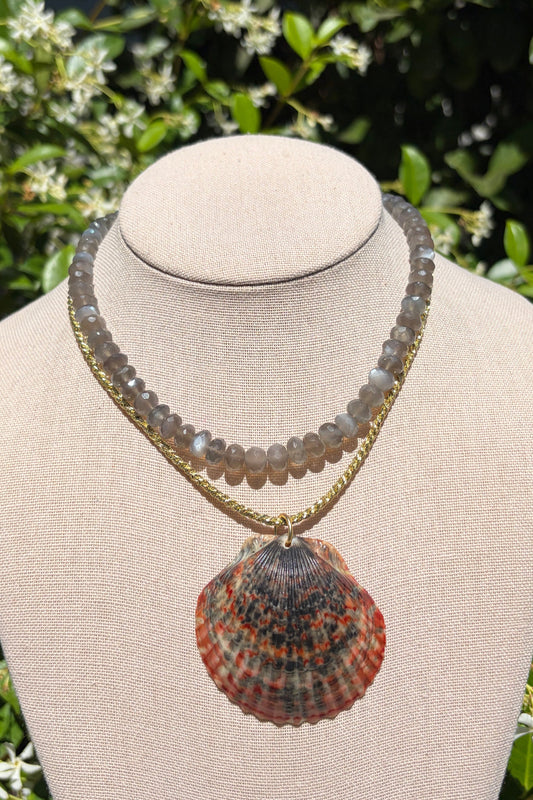 Stacker Set: Shell + Grey Moonstone