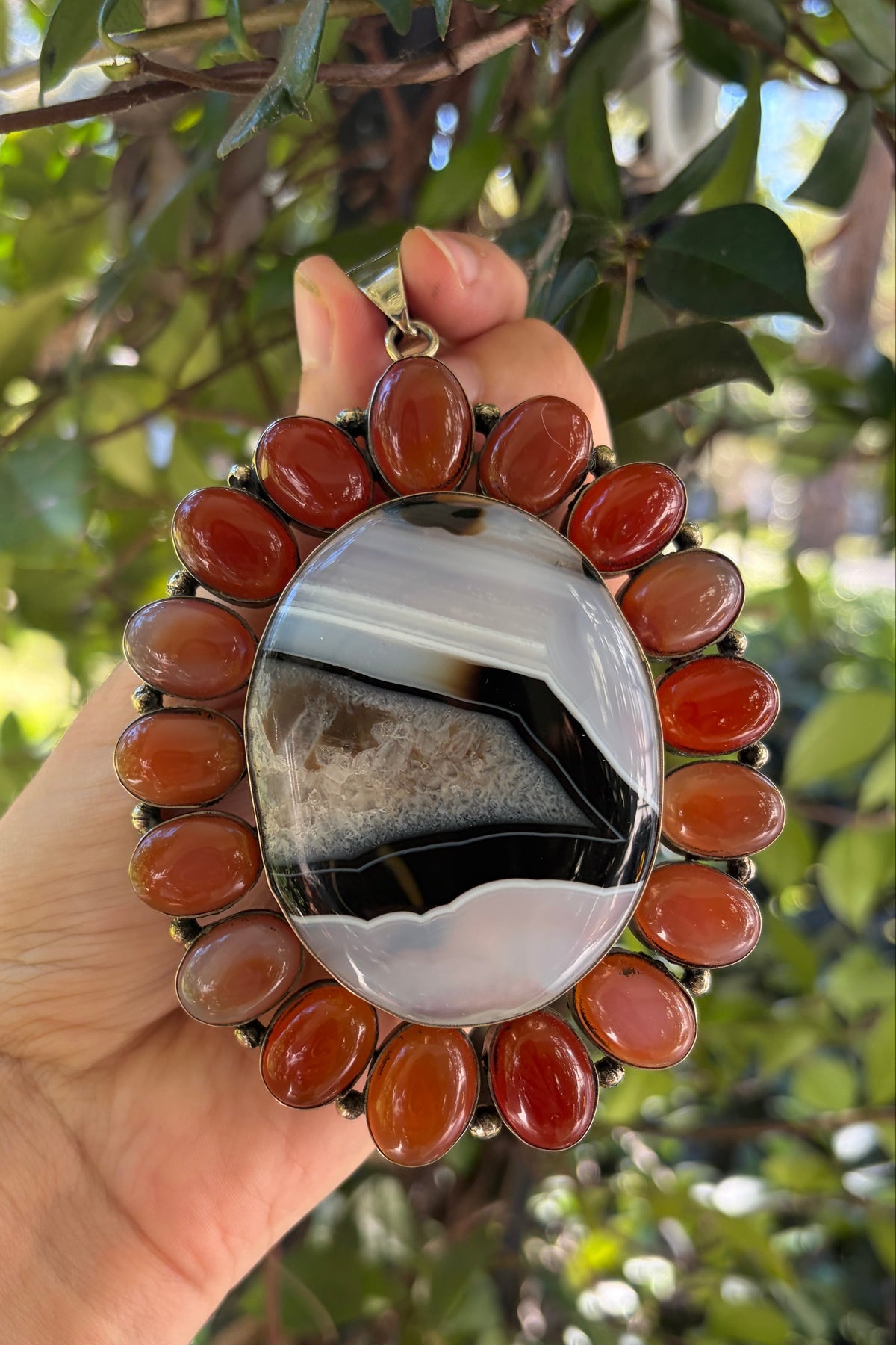 Carnelian + Agate