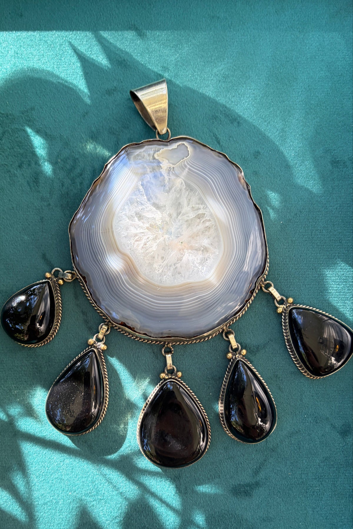 Agate + Onyx Drops