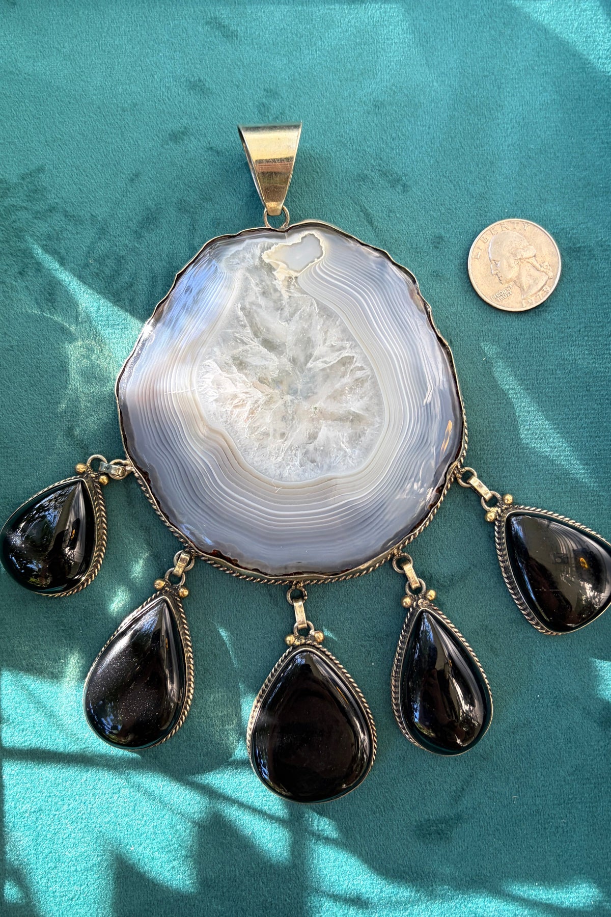 Agate + Onyx Drops