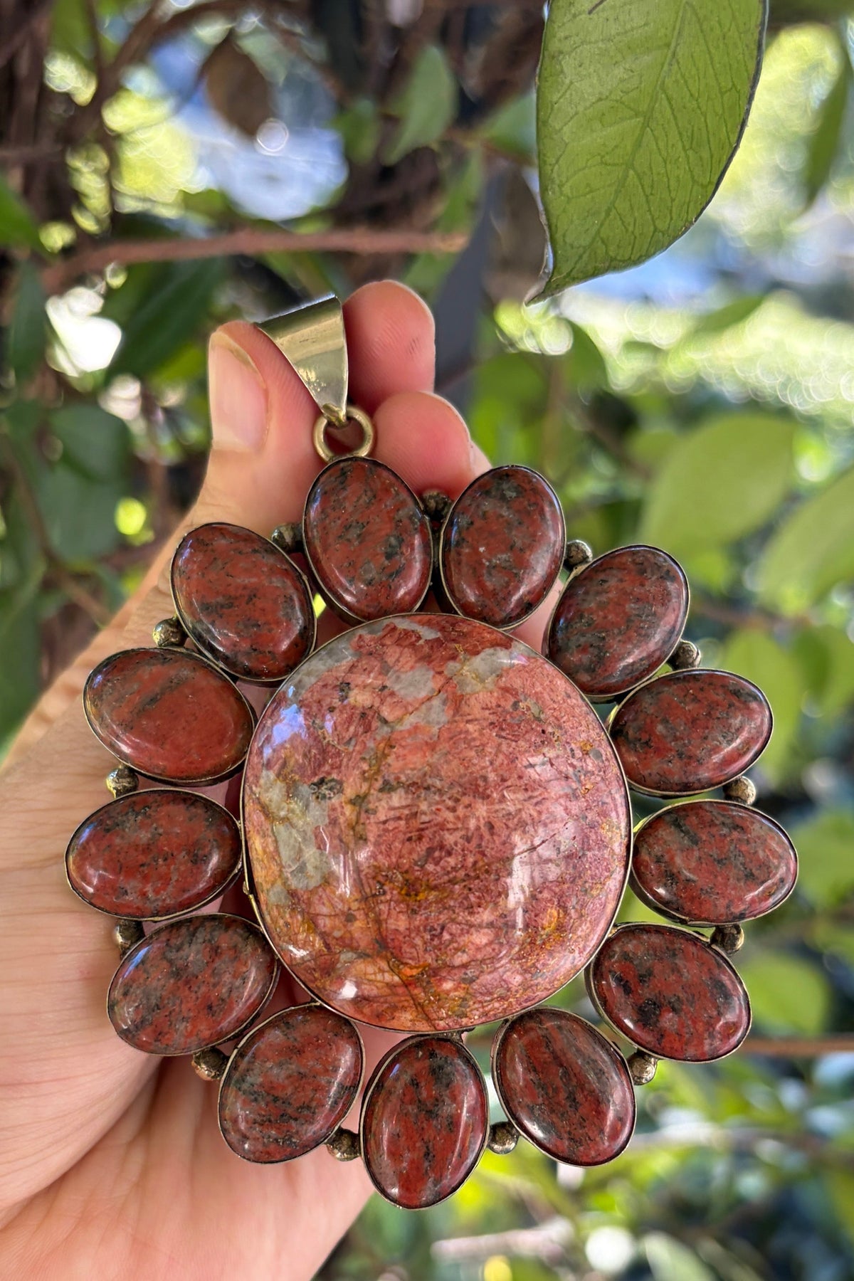 Red Jasper Flower