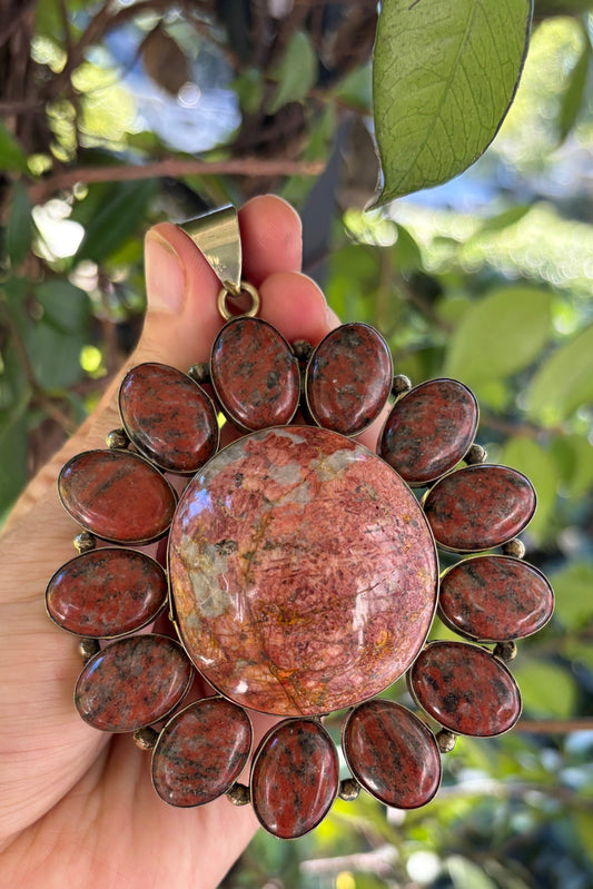 Red Jasper Flower