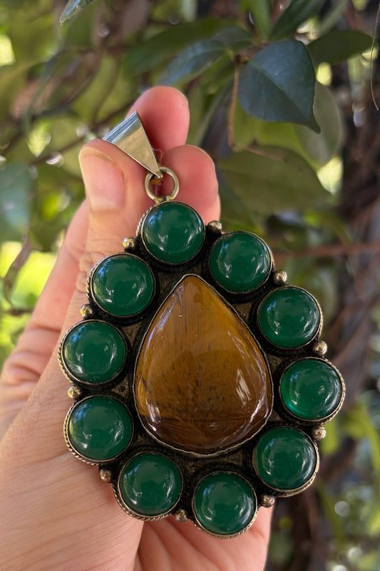Emerald + Tiger's Eye