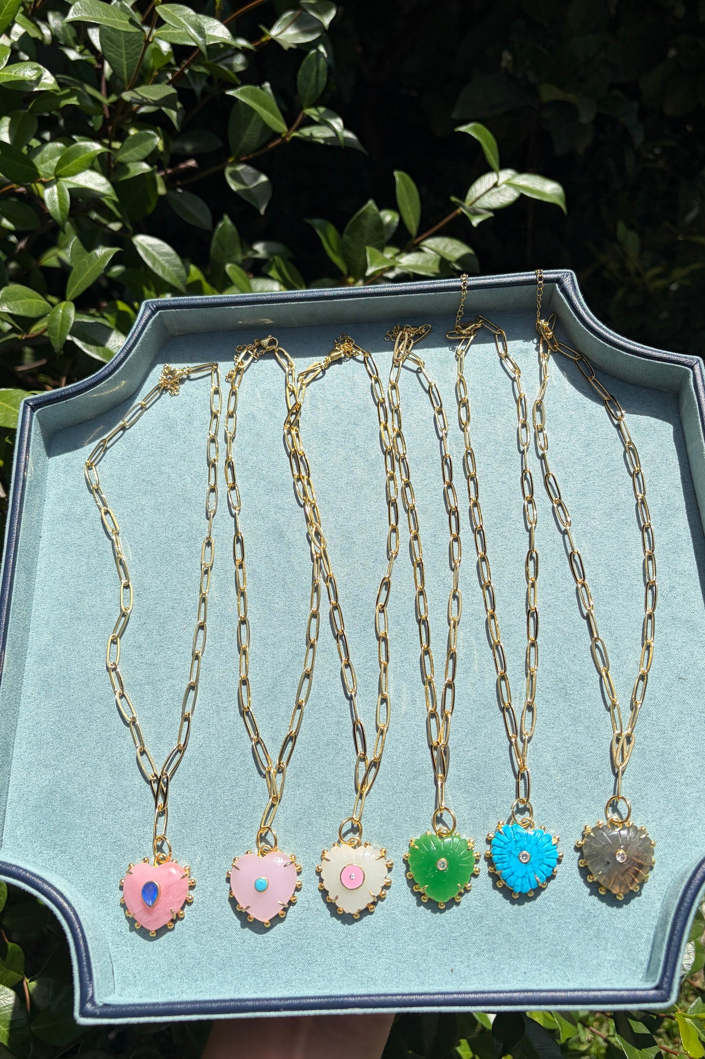 Hearts + Paperclip Chain