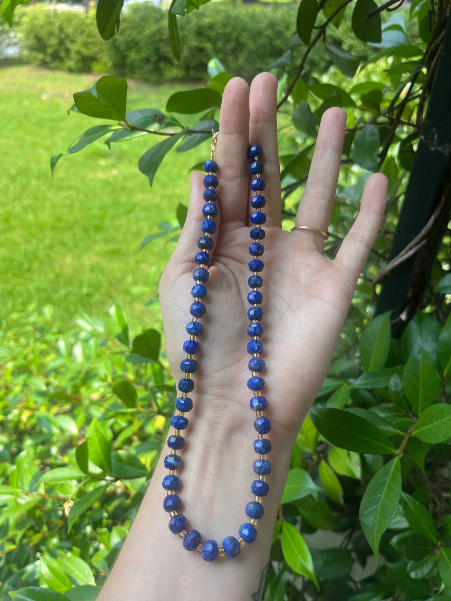 Faceted Lapis