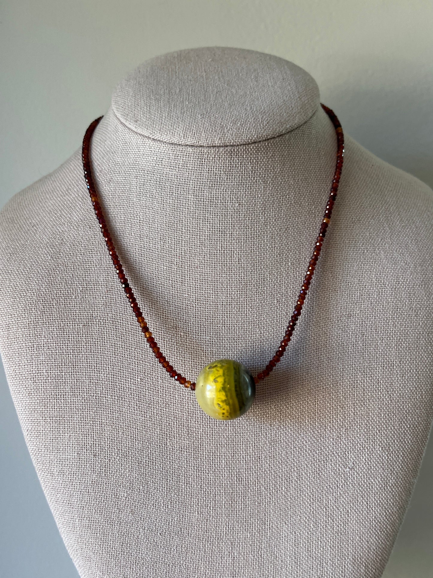 Garnet + Bumble Bee Jasper