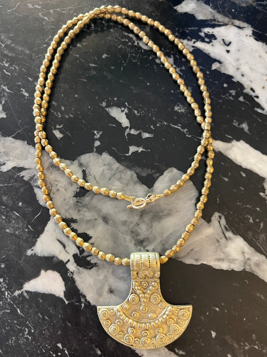 Brass Necklace 31"