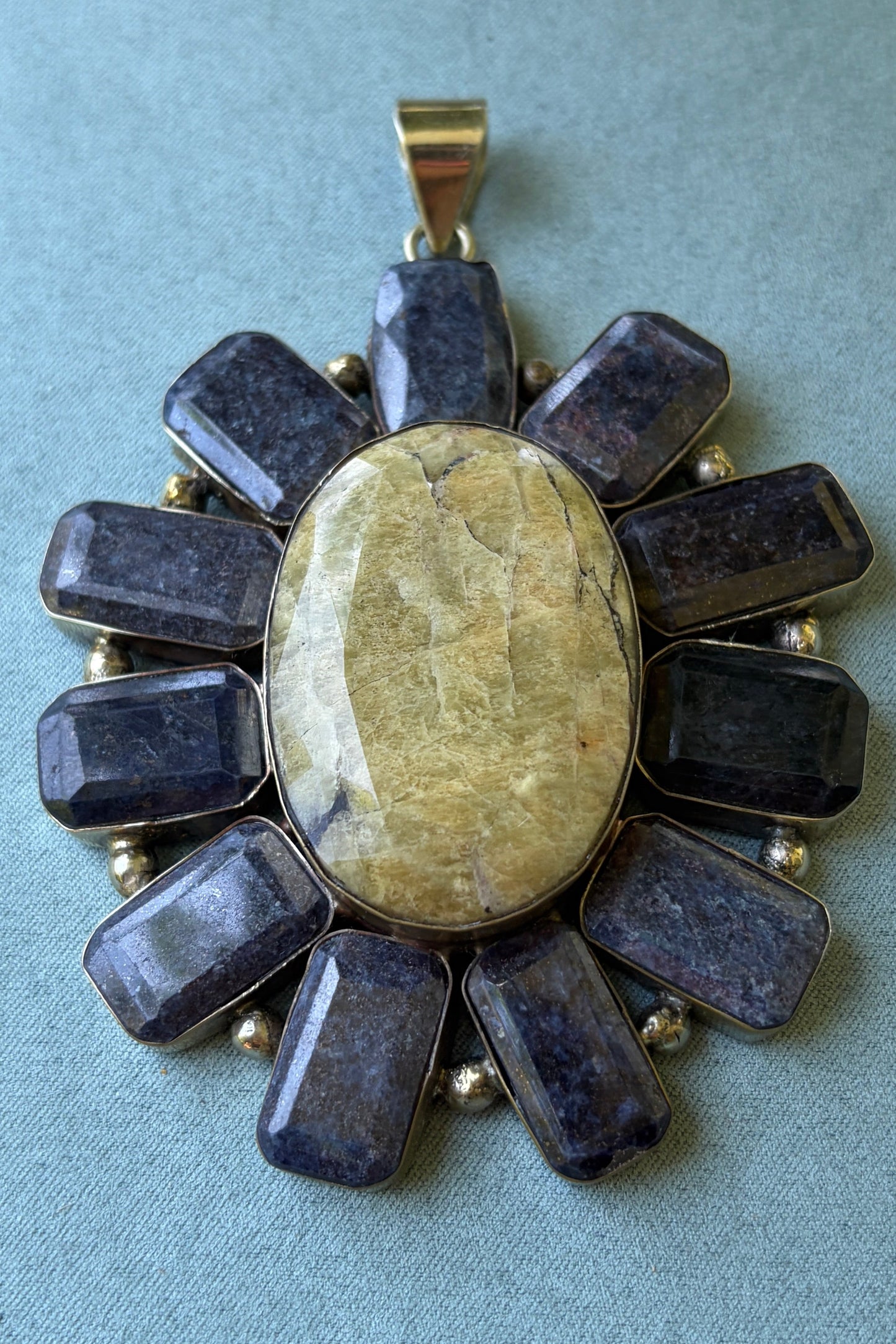 Raw Sapphire + Citrine