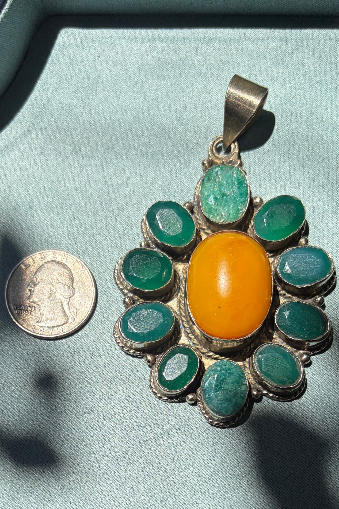 Emerald + Yellow Agate