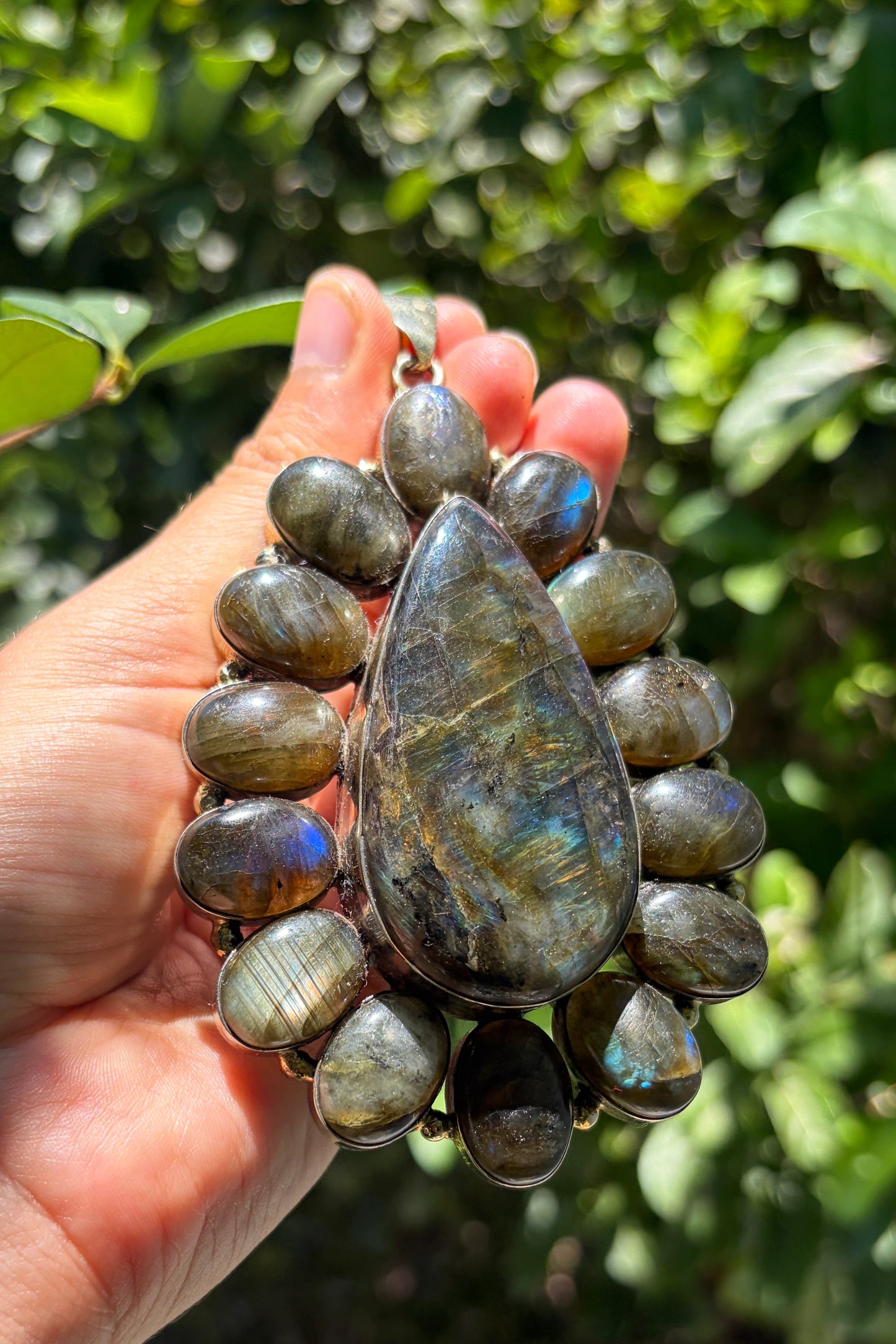 Labradorite Charm