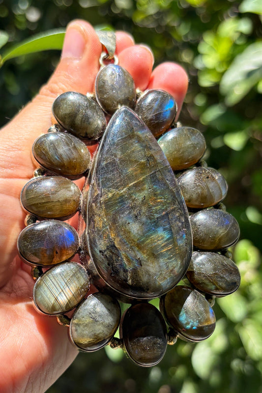 Labradorite Charm
