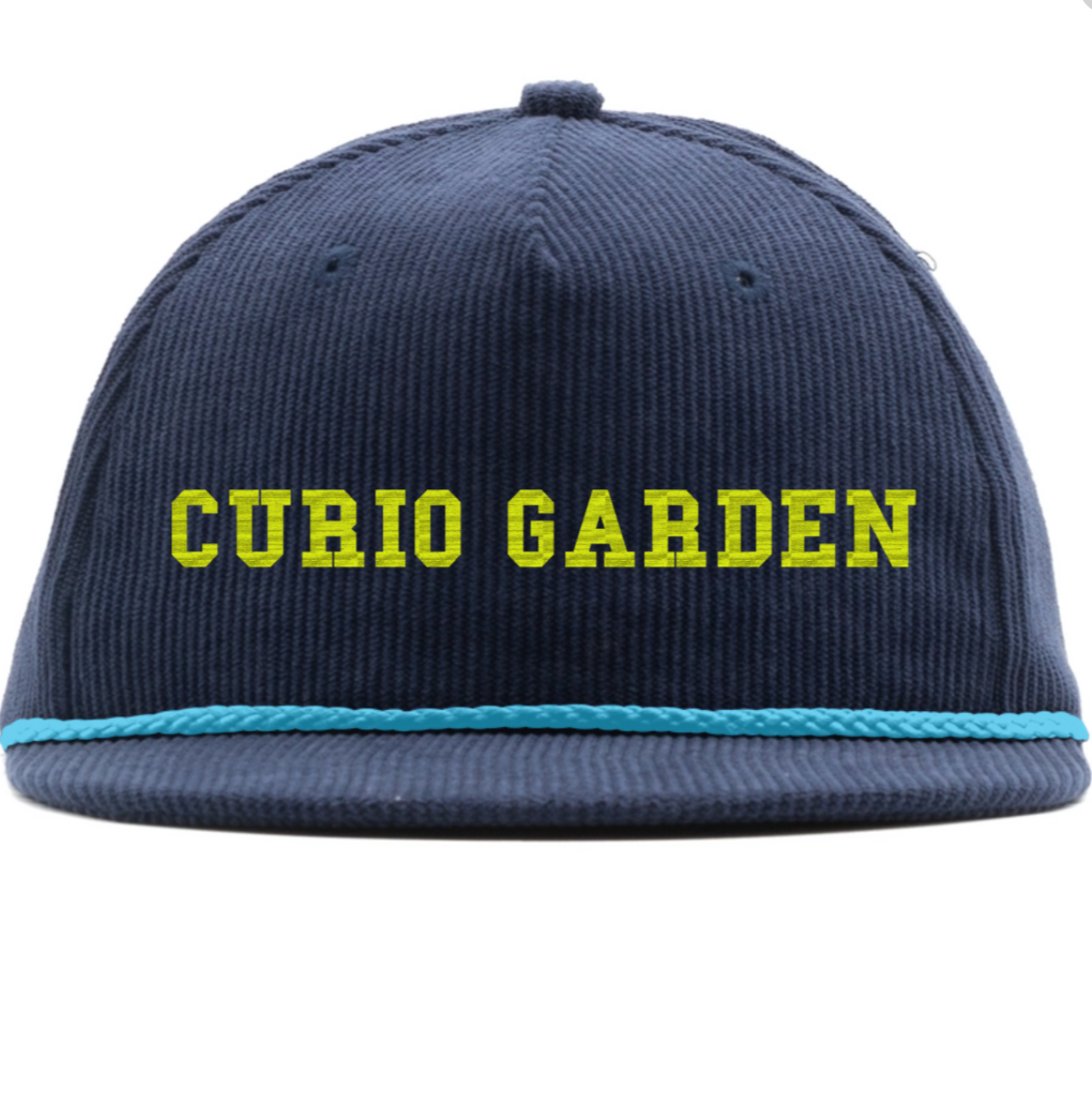 Embroidered Curio Garden Cord Hat